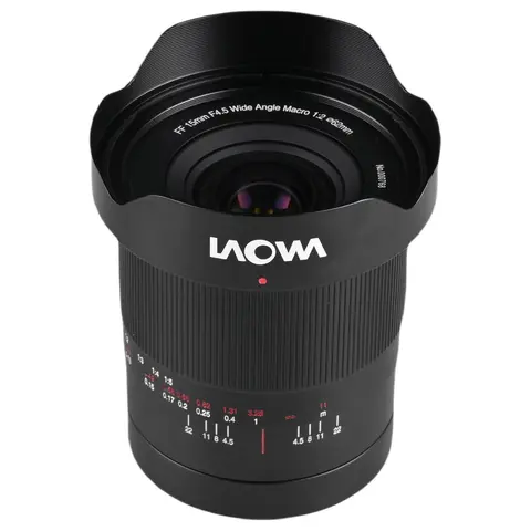Laowa 15mm f/4.5 0.5x Wide Angle Macro For Sony E. Auto-Aperture
