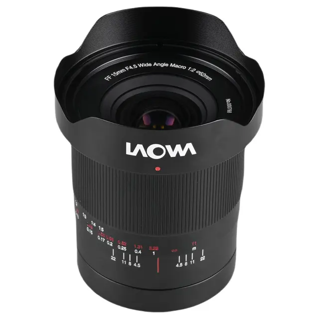 Laowa 15mm f/4.5 0.5x Wide Angle Macro For Sony E. Auto-Aperture 