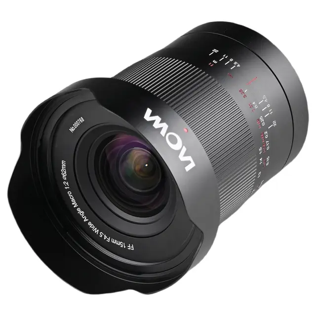 Laowa 15mm f/4.5 0.5x Wide Angle Macro For Sony E. Auto-Aperture 