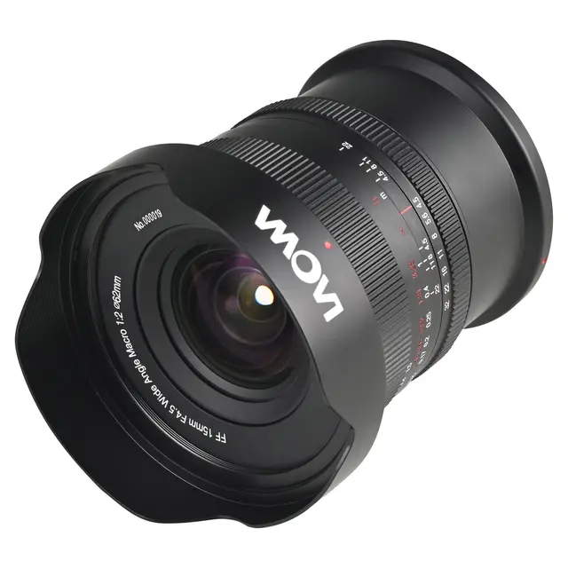 Laowa 15mm f/4.5 0.5x Wide Angle Macro For Canon RF 