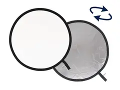 Manfrotto Collapsible Reflector 50cm 50cm S&#248;lv og Hvit Reflektor