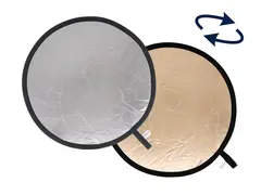 Manfrotto Collapsible Reflector 50cm 50cm Sunfire og S&#248;lvReflektor