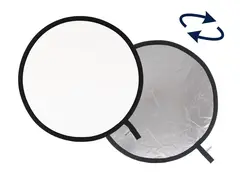 Manfrotto Collapsible Reflector 75cm 75cm Sølv og Hvit Reflektor