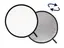 Manfrotto Collapsible Reflector 75cm 75cm Sølv og Hvit Reflektor