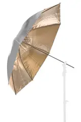 Manfrotto Paraply 100cm Sunfire/sølv vendbart