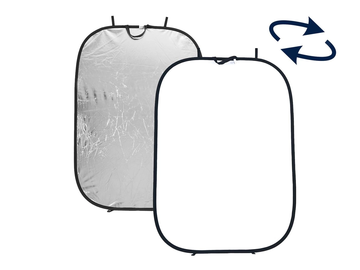 Manfrotto Collapsible Panelite Reflector 1.2 x 1.8 meter - Sølv og Hvit