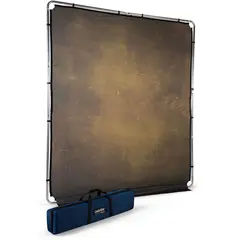 Manfrotto EzyFrame Vintage Background pk Sammenleggbar bakgrunn 2x2,3m Olive