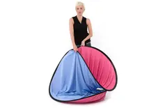 Manfrotto Collapsible 1.8x2.15m Blue/Pin Sammenleggbar vendbar bakgrunn Bl&#229;/Rosa