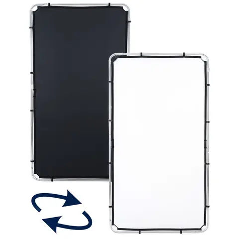 Manfrotto Skylite Rapid Cover Medium 1x2 sort/hvit duk 1,1 x 2 m,