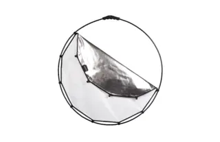 Manfrotto HaloCompact Reflector 82cm S&#248;lv/hvit refleksskjerm