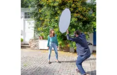 Manfrotto HaloCompact Reflector 82cm S&#248;lv/hvit refleksskjerm