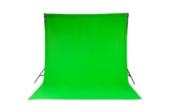 Manfrotto Chromakey Curtain 3x3,5m Green Chromakey grønn gardin m/ løpegang