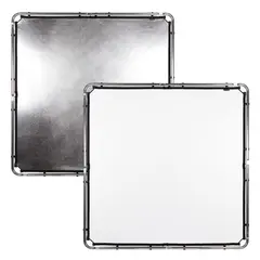 Manfrotto Skylite Rapid Cover Midi Hv/S Reflekskjerm Duk Hvit/Sølv 1,5x1,5