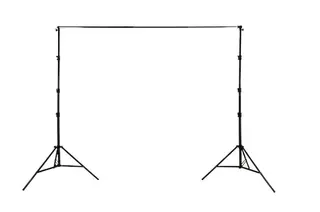 Manfrotto Bakgrunnstativ KIT Heavy Duty 2 lysstativer+tverrstang.