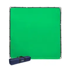 Manfrotto StudioLink Chroma Key Kit Green Screen bakgrunn 3x3 m.