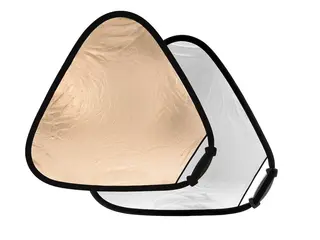 Manfrotto Trigrip Reflector 75cm Sun/Sil 75cm Reflektor med grep. Sunfire/Sølv