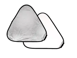Manfrotto Trigrip Reflector Large 1.2m 1,2m Refleksskjerm m/grep s&#248;lv/hvit