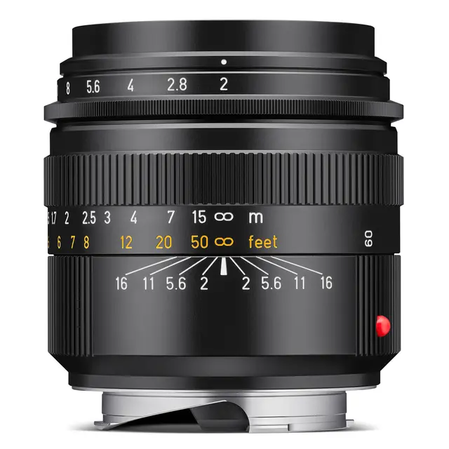 Leica Summicron-M 66 f/2 Black Anodized Finish 