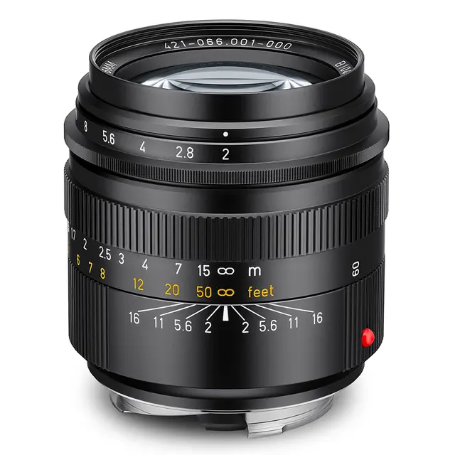 Leica Summicron-M 66 f/2 Black Anodized Finish 