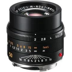 Leica APO-Summicron-M 50mm F2.0 ASPH Sort - Filter E39