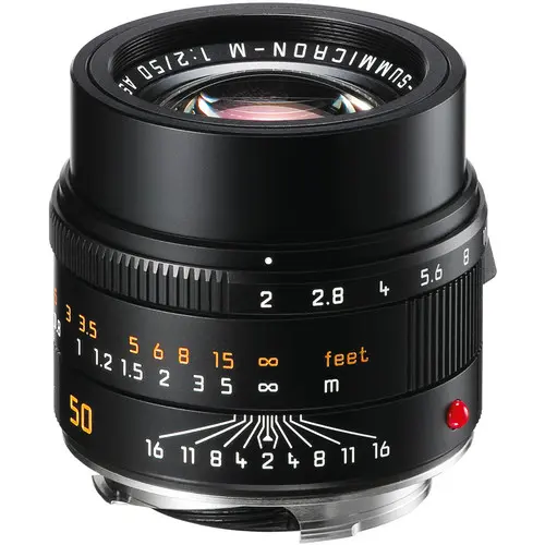 Leica APO-Summicron-M 50mm f/2.0 ASPH Sort - Filter E39 