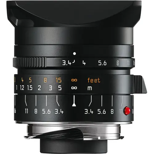 Leica Super-Elmar-M f/3.4 21mm ASPH Sort Filterfatning E46 