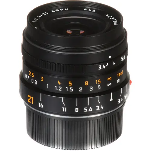 Leica Super-Elmar-M f/3.4 21mm ASPH Sort Filterfatning E46 