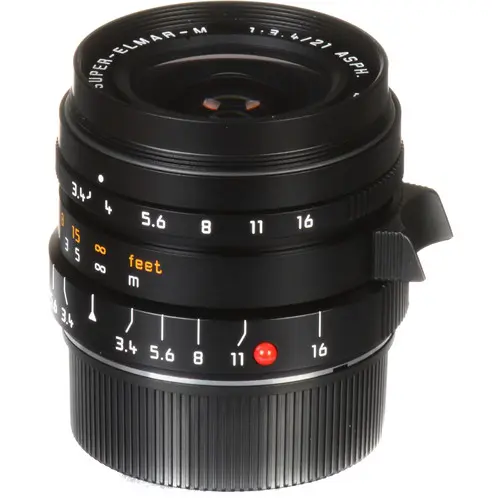 Leica Super-Elmar-M f/3.4 21mm ASPH Sort Filterfatning E46 