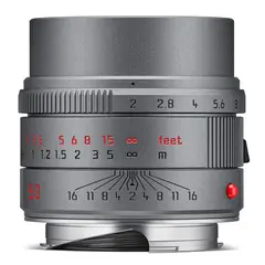 Leica APO-Summicron-M 50mm f/2.0 ASPH Metal Gray Paint Fininsh. Filter E39