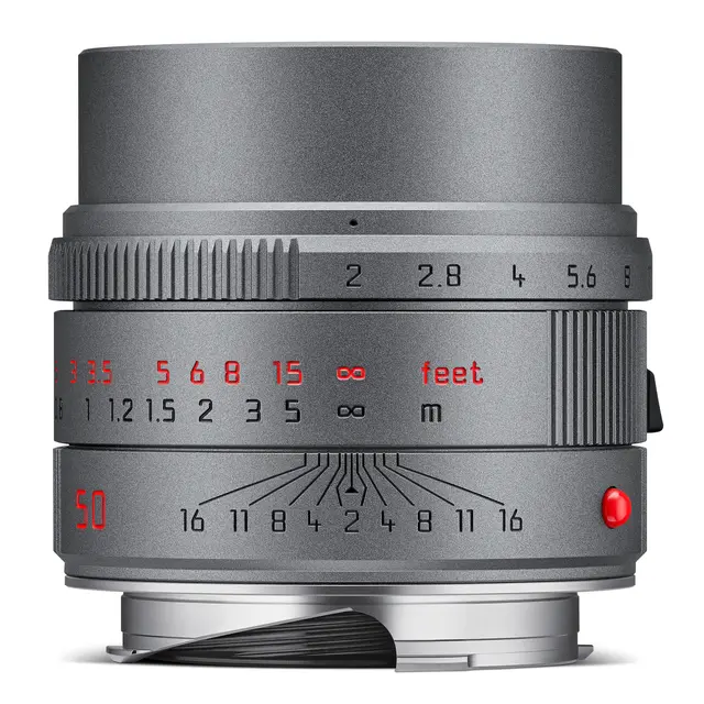 Leica APO-Summicron-M 50mm f/2.0 ASPH Metal Gray Paint Fininsh. Filter E39 