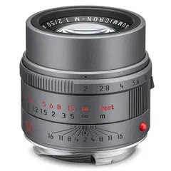 Leica APO-Summicron-M 50mm f/2.0 ASPH Metal Gray Paint Fininsh. Filter E39