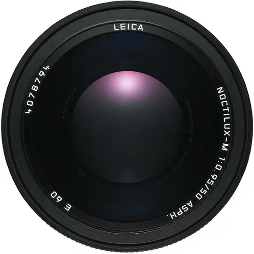 Leica Noctilux-M 50mm f/0.95 ASPH sort Filterfatning E60 