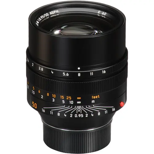 Leica Noctilux-M 50mm f/0.95 ASPH sort Filterfatning E60 
