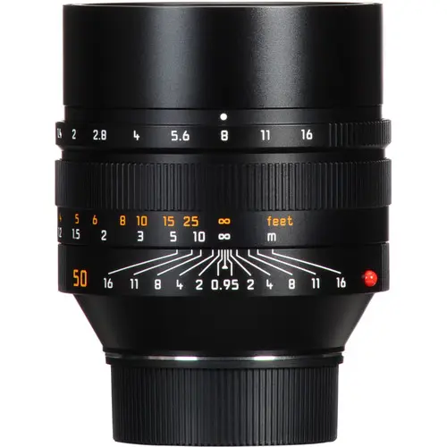 Leica Noctilux-M 50mm f/0.95 ASPH sort Filterfatning E60 