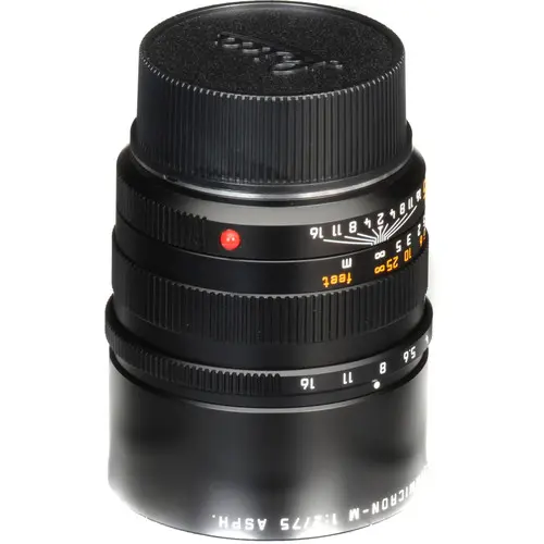 DEMO Leica APO-Summicron-M 75mm f/2 ASPH Filterfatning E49 - Sort 