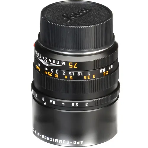 DEMO Leica APO-Summicron-M 75mm f/2 ASPH Filterfatning E49 - Sort 