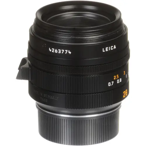 Leica Summilux-M f/1.4 28mm ASPH Sort Filterfatning E49 