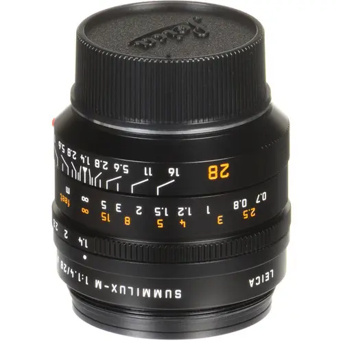 Leica Summilux-M f/1.4 28mm ASPH Sort Filterfatning E49 