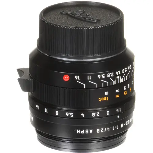 Leica Summilux-M f/1.4 28mm ASPH Sort Filterfatning E49 