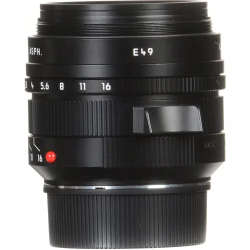 Leica Summilux-M f/1.4 28mm ASPH Sort Filterfatning E49 