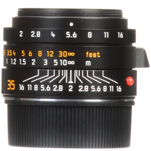 Leica Summicron-M f/2 35mm ASPH Sort Filterfatning E39 