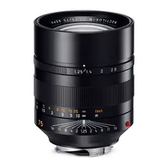 Leica Noctilux-M 75mm f/1.25 ASPH sort Filterfatning E67