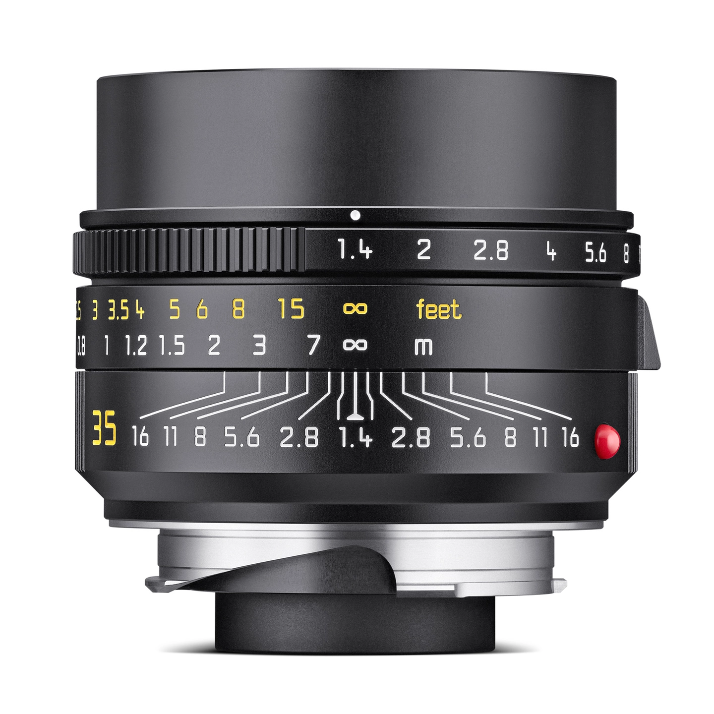 Leica Summilux-M 35mm f/1.4 ASPH. Sort Anodized finish