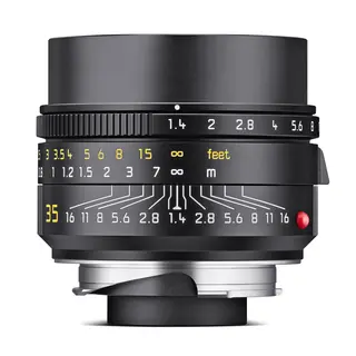 Leica Summilux-M f/1.4 35mm ASPH Sort Anodized finish