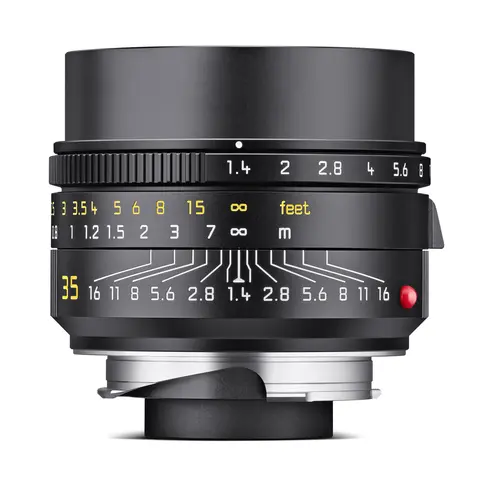 Leica Summilux-M 35mm f/1.4 ASPH. Sort Anodized finish