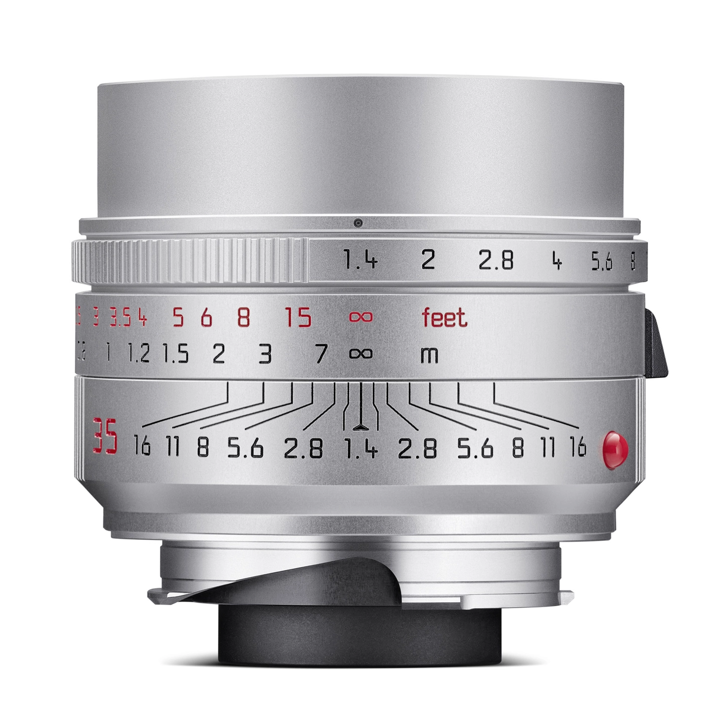 Leica Summilux-M 35mm f/1.4 ASPH. Sølv Anodized finish