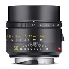Leica Summilux-M 50mm f/1.4 ASPH Sort