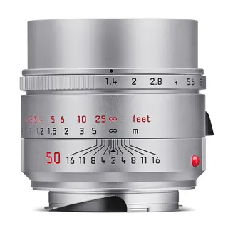 Leica Summilux-M 50mm f/1.4 ASPH Sølv