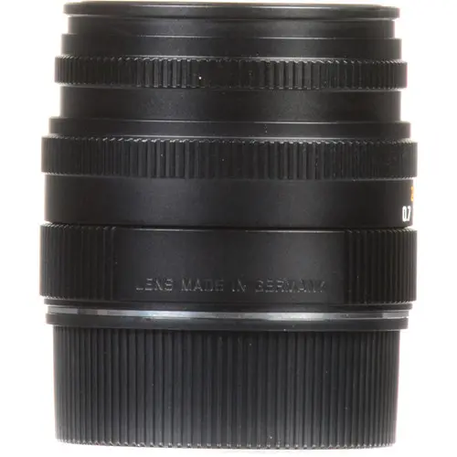 Leica Summicron-M f/2 50mm, Sort Filterfatning E39 
