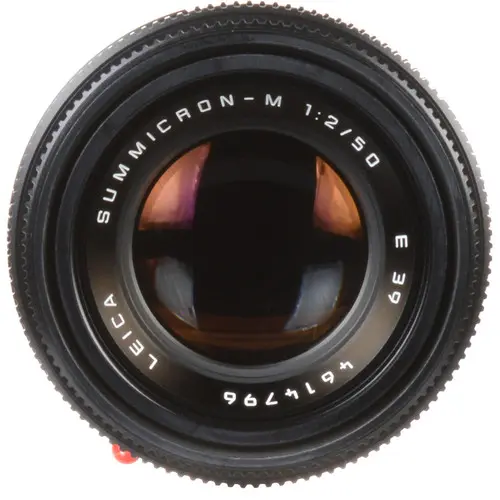 Leica Summicron-M f/2 50mm, Sort Filterfatning E39 